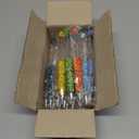 48 Pcs DIY Diamond Beadable Pen Kit - 16 Plastic Rhinestone Beaded Pens Bulk with Refills & Bags - Beaded Pen Kit for Students & Teachers School Projects, Office Gifts 