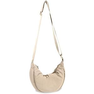 Nylon Crescent Crossbody Bag for Women Purses Trendy Men,Small Travel Sling Bag Hobo