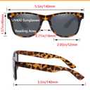 4 Pack Premium Bifocal Reading Sunglasses for Men Women Classic Outdoor UV400 Unisex Fashion Sun Readers Glasses with Spring Hinge,+1.75 strength