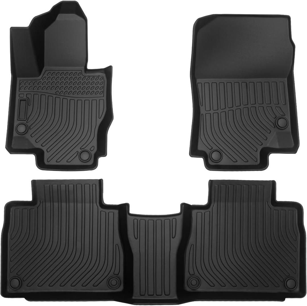Cartist Floor Mats Fit for GLE/GLE 350/GLE 450 (No for Coupe) 2020 2021 2022 2023 2024 2025 2026 All Weather Floor Mat for GLE Accessories Heavy Duty TPE Carpet Protection