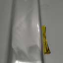 Zcintert Clear Cello Cellophane Treat Bags 100 Pcs - 11.8" x 15.8" (2mils), Plastic Gift Bags for Candy, Party Favor, Cookies, Candies Packaging, with 4 Twist Ties