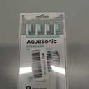 AquaSonic Genuine Standard Replacement Brush Heads | ADA Accepted | for Normal & Sensitive Teeth | Compatible with Many AquaSonic Toothbrush Handles (8 Pack White)