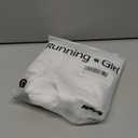 RUNNING GIRL Sports Bras for Women, Medium-High Impact Running Strappy Sports Bra with Removable Pads (Large, White)