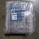 8x10 Rug for Living Room Washable, Soft Vintage Large Area Rugs for Bedroom Retro Indoor Floor Carpet, Farmhouse Low Pile Non-Slip Rugs for Dining Room, Sage Green Multi