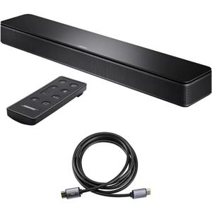 Bose TV Speaker, Black with H&A High-Speed HDMI 2.0 10' Cable