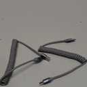 LISEN CarPlay Cable 2 Pack for iPhone 17 Air 16 15 Pro Max Car Charger Cord, 3.1A 4FT Coiled USB C Cable Short USB A to USB C Cable Support Android Auto Compatible with Samsung Galaxy S25 S24, Grey