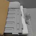 Waterproof Cat House for Outdoor Cats, Plastic Feral Cat House with Escape Door and Soft Mat, Large Indoor Cat Shelter for Mutiple Cats - Grey