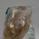 CJL HAIR Claw Clip Short Ponytail Hair Extensions DIY Bendable Metals Messy Bun Hair Piece for Wonen Straight Synthetic Fake Hairpieces Gloden Blonde and Beach Blonde Tips