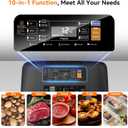 Newise 85Kpa Vacuum Sealer Machine - Kitchen Gifts, 10-in-1 Full Automatic Food Saver with Easy-Lock Handle, Built-in Cutter & Roll Storage for Dry/Moist Foods, Includes Bags & External Hose