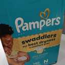 Pampers Swaddlers Diapers, Size 0 (up to 10 lbs), 140 Count, Fragrance Free, Hypoallergenic, Absorbent, Pediatrician Recommended, Skin Safe
