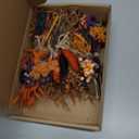 12/24 PCS Charming Dried Flowers Bouquet for Vase Various Dried Wildflowers with Stems Mini Handmade Wildflowers Natural Real Flowers Bulk Flowers Craft (Colorful World, 12PCS)