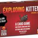 Exploding Kittens Original Edition - 2-5 Players - Ages 7+ - 15 Minutes to Play - High Stakes Card Game - Party Game, Family Game Night, Kid and Adult Card Game