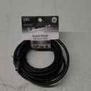 GE RG6 Coaxial Cable, 15 ft. F-Type Connectors, Quad Shielded Coax Cable, 3 GHz Digital, In-Wall Rated, Ideal for TV Antenna, DVR, VCR, Satellite, Cable Box, Home Theater, Black, 33732