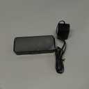 Peakeep Small Digital Alarm Clock Plug in for Bedrooms Bedside, Tiny Electric Clock Large Big Numbers Display Battery Backup for Desk Table, 6 Dimmers, 5 Adjustable Alarm Volume (White)