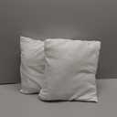 Throw Pillows Insert Set of 2, White 14x14 in Pillow Inserts with 100% Cotton Cover,Bed and Couch Decorative Stuffer Pillows,Indoor Pillows for Sofa