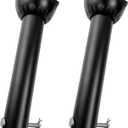 2 Pcs 6 inch Ceiling Fan Downrod with Ball Head,1-inch OD Ceiling Fan Extension Rod,Non-Threaded Universal Downrod for CeilingFan With Hanger Pin Suitable for a Wide Range of Fans