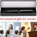 3 x Personalized Pens Teacher Appreciation Gifts for Men Women,Engraved Teachers'Gift Pen from Student,Preschool Teacher Appreciation Gifts (So much of me is made from)