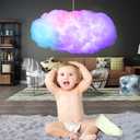3D Big Cloud lightning Light Kit Music Sync Warm White Multicolor lightning Changing Strip Lights 360 Degree Wireless Remote APP NO DIY Coolest Decorations for Adults and Kids Indoor Home Bedroom