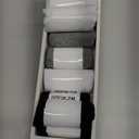 wernies No Show Socks Women Low Socks Non Slip Flat Boat Line 4/8 Pairs (Black,white,grey)