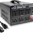 LVYUAN 5000 Watt Voltage Converter Transformer Heavy Duty Step Up Step Down AC 110V/120V/220V/240V Converter with Hard-Wiring