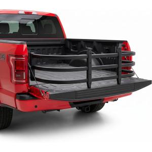Ajustable Retractable Aluminum Truck Bed Extender, 51"-60" Fits for Toyota Tacoma, Nissan Frontier, Chevy Colorado, GMC Canyon, Ranger, Gladiator, Ridgeline, Tailgate Extension, Drilling Needed