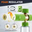 REALYOU Foam Cannon Dual-Connector Accessory, Pressure Washer Double Tip Attachment, Pressure Washer Accessories with 1/4" Quick Connect for Car Wash, 2 Adjustable Foam Cannon Pro