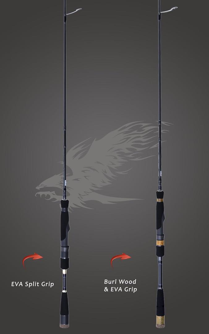 Phenix Rods Iron Feather Spinning / 7'7" / 1 PC / 1-9 LB LINE Rating/Extra Fast Taper Action / 1/16-3/8 OZ Lure Weight/Fuji Titanium TORZITE Guides/Custom Fuji Reel SEAT/EVA Split Grip Handle