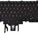 Replacement Keyboard for Dell Latitude 5500 5501 5510 5511, Precision 3540 3541 3550 3551 Series Laptop with Backlit with Pointer US Layout P/N: 0MMH7V NSK-EX0BC PK132FA1B00
