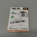 Air Tracker Tags-4 Pack, Smart Tag Work Compatible with Apple Find My (iOS Only), Bluetooth Tag Item Finders IP68 Waterproof Replaceable Battery for Wallet, Luggage, Backpack, Key (Black/White)