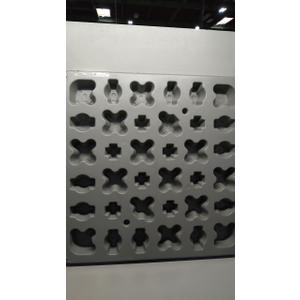 Century 36"x36"x3" Black Plastic Condenser Unit Pad or Equipment Pad- #18048B