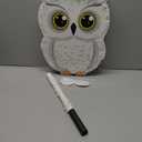 Aoriher Owl Piñata with Stick Blindfold Confetti 3D White Snowy Owl Piñatas Set for Woodland Forest Wizard Animal Party Shower Game Birthday Party Decorations Supplies