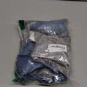 Emvency Set of 2 Throw Pillow Covers Modern Abstract Painting Blue White and Gray Decorative Sofa Pillow Cases Home Decor Standard Square 24x24 Inches Pillowcases