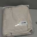 Nanspring Birch Beige Linen Curtains 84 Inches Long for Living Room Light Filtering Semi Sheer Curtain Back Tab Modern Farmhouse Decor Elegant Luxury Coastal Drapes for Bedroom Office 52x84, 2 Panels