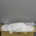 Bedsure Comforter Duvet Insert - Quilted Comforters Oversized King Size, All Season Duvet, GentleSoft Down Alternative Bedding, with 8 Tabs, Gifts for Women/Men, White, Oversized King 116 x 98 Inches