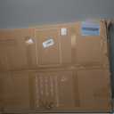 Bathroom Mirror 40x30 Inch Black Metal Framed Rounded Rectangle Vanity Mirror for Wall, Over Sink, Farmhouse, Restroom, Anti-Rust, Modern Decorative, Horizontal or Vertical Hanging