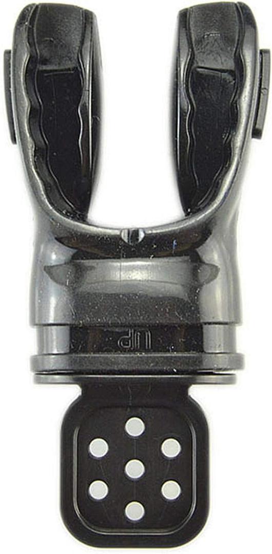 Tookie Scuba Diving Mouthpiece, Denpetec Scuba Diving Mouthpiece, Practical Gear Silicone Bite Moldable Scuba Diving Dive Mouthpiece Regulator with Tie Wrap for Adults(Black)