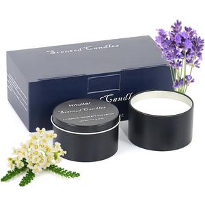 Plant Based All Natural Wax Melts, Strong Fragrance, Long Lasting Premium Soy Scented Melts Cubes, Wax Melts Tarts for Tree Candle Warmer Lamp (Lavender & Yarrow Candle)