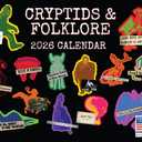 Folklore And Cryptid Calendar 2026 Monthly Wall Calender 12 Month | American Made In The USA