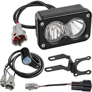 SOFO Upgraded Headlight Kit for Sur-Ron Segway X260 / Talaria Sting R MX4 - Plug & Play Dirt Bike Headlamp with Handlebar Switch, Aluminum Housing, Spot & Flood Combo Beam