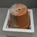 vensovo 8 Inch Clay Pot for Plant with Saucer - 2 Pack Large Terra Cotta Plant Pot with Drainage Hole, Clay Planters Pot, Terracotta pot for Indoor Outdoor Plant (Brown)