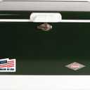 Coleman Vintage 54qt Steel Belted Cooler, Keeps Ice Up to 4 Days, 85-Can Capacity Hard Cooler with Drain & Have-A-Seat Lid