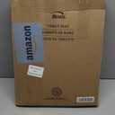 Bemis 500EC Durable Wood Toilet Seat with Easy Clean Hinges, Made in USA, Round, Biscuit