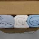 KeaBabies 3-Pack Organic Baby Swaddle Sleep Sacks - Swaddles for Newborns, Infant 0-3 Months, Baby Girls, Boys, Soft & Snug Newborn Sleep Sack, Nursery Swaddling Blankets (Abc Land Cloud)