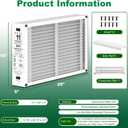 X6670 16x25x5 Air Filter MERV 11 Compatible with Lennox X6670, HCF16-11,HCF16-10, Furnace HVAC System, Foldable, Replaces Part # X6660 HCC16-28