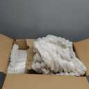 Bedsure Queen Comforter Set - GentleSoft 3 Pieces Fluffy Double-Side Fleece Comforter Set, Cozy Striped Room Decor Aesthetic, Luxury Linen Bedding Queen Size with 2 Pillowcases, 90x90 Inches