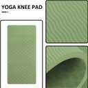 Yoga Knee Pads 1 Pair Non-Slip Thick Cushion for Elbow and Knee Support 13.4X6.7 Inch Household Yoga Mat Accessory for Balance and Floor Exercises, Green