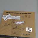 WEP 882D Soldering Iron Station 2-IN-1 SMD Hot Air Rework Station with 2 Spools of Solder Wire, 5 Soldering Tips, 3 Hot Air Nozzles, Brass Wool Tip Cleaner, Tweezers, Desoldering pump