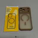 Thomo Magnetic for iPhone 17 Pro Max Case, [Compatible with Magsafe] [Full Camera Protection] Translucent Matte Military Grade Shockproof with Anti-Fingerprint Phone Cover 2025, Brown