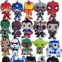 20PCS funny cartoon keychainstags Goodie Bag Stuffer Christmas gifts and holiday charms