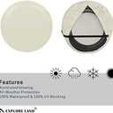 Explore Land Spare Tire Cover Fits Entire Wheel Size 26-27.75 inch - White Bundle with Tire Cover 2 Pack Fits 26-28.75 inches - Off White